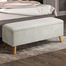 Ayaan Footed Storage Ottoman Bench